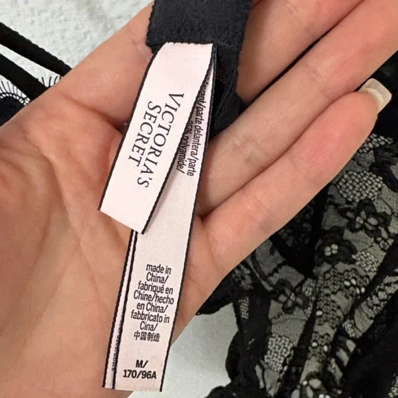 Victoria's Secret Black Lace Chemise - Picture 4 of 7